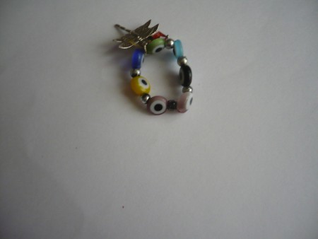 Renkli Nazar Boncuklu Yüzük -- Fiyat= 3 TL