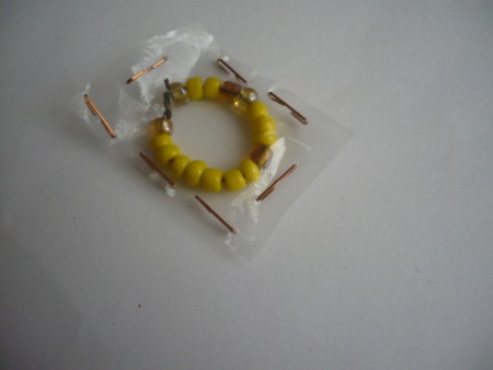 Sarı ''G'' Yüzük -- Fiyat= 2TL